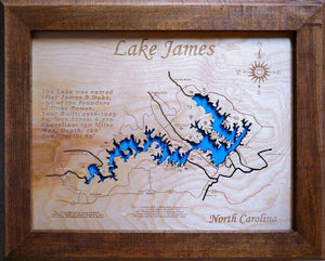 Lake James in Burke County. North Carolina!