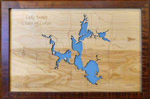 Lake James Chain of Lakes, Indiana!