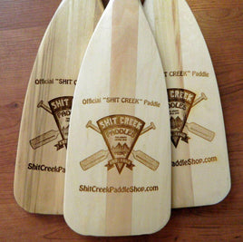 Shit Creek Paddle Shop Boat Paddles - Personal Handcrafted Displays