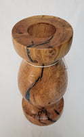 Cherry Burl Candleholder #112