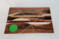 Charcuterie Board - Wenge, Maple, Oak, Walnut, & Paduk #90