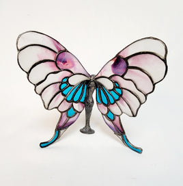 Butterfly Lady #1 - Stained Glass Figurine