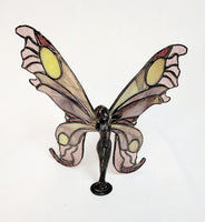 Butterfly Lady #2 - Stained Glass Figurine