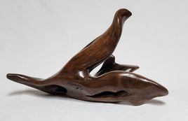 Nesting Hen Driftwood Sculpture by Jane Cherry
