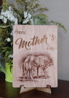 Mare and Foal Mother's Day Greeting Card