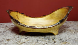 Hand Turned Bowl - Natural Edge - Maple Wood