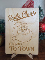 Santa Claus is Coming to Town Greeting Card