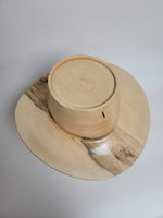 Maple Outback Hat - Rare Wood Turned Men's Headwear #406