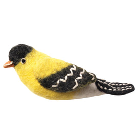 Goldfinch Felted Bird Ornament