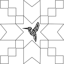 Barn Quilt Hummingbird - Wholesale