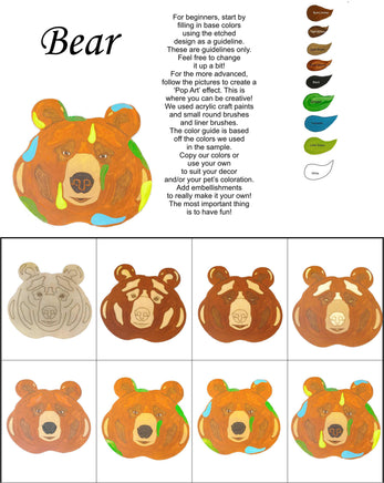 Bear-DIY Pop Art Paint Kit - Personal Handcrafted Displays