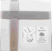 Hand in Hand Wedding Guest Book Box Puzzle