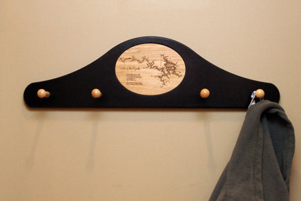 Engraved Medallion Coat Rack