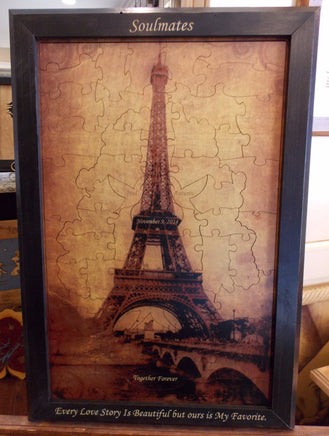 Eiffel Tower Forever Tree Wood Puzzle
