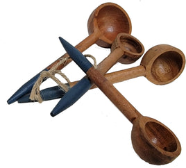 Neem Wood Measuring Spoons - set of 4